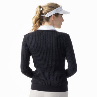 Daily Sports Ladies Madelene Knitted Pullover - Black