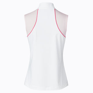 Daily Sports Maja Sleeveless Polo Shirt - White