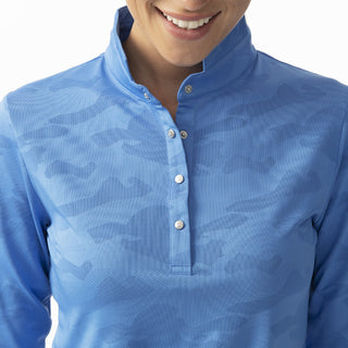 Daily Sports Jess Three Quarter Sleeve Polo Shirt - Pacific