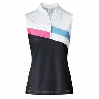 Daily Sports Ossie Sleeveless Polo Shirt - Navy