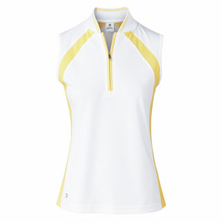 Daily Sports Carole Sleeveless Polo Shirt - White