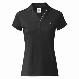 Daily Sports Indra Cap Sleeve Polo Shirt -Black
