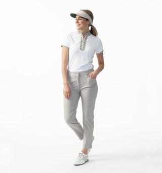 Daily Sports Olivia Cap Sleeve Polo Shirt - White