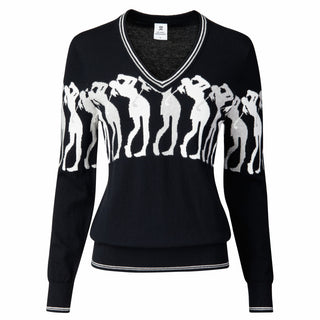 Daily Sports Ladies May Knitted Pullover - Black
