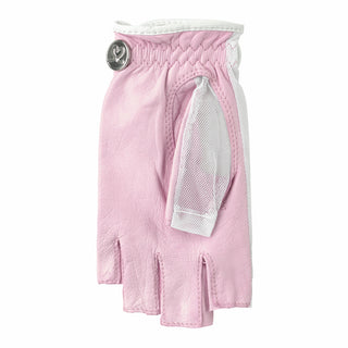Daily Sports Left Hand Half Finger Sun Glove - Light Pink