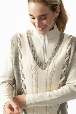 Daily Sports Frankie V-Neck Sweater Vest - Hazel