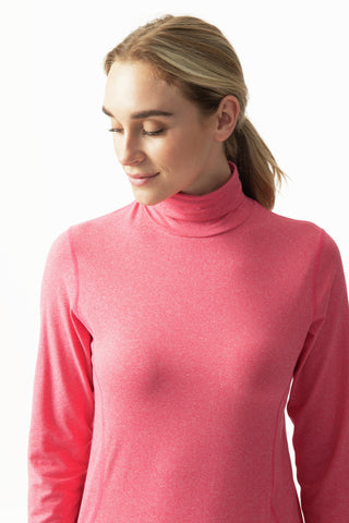 Daily Sports Agnes Long Sleeve Roll Neck - Berry