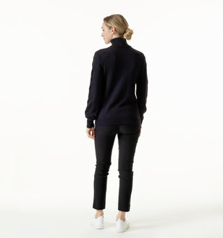 Daily Sports Addie Long Sleeve Lined Pullover - Navy