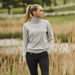 Daily Sports Trissie Long Sleeve Roll Neck Pullover - Stone