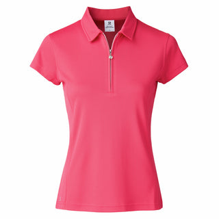 Daily Sports Macy Cap Sleeve Polo Shirt - Berry