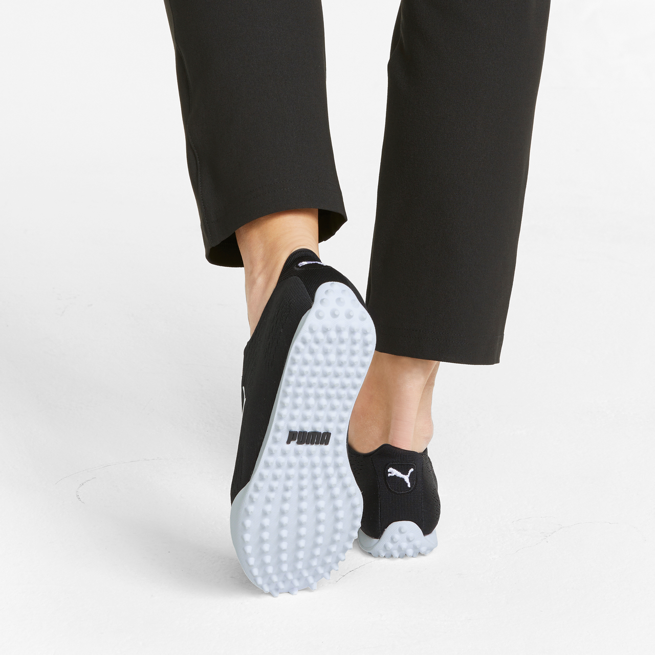 Puma Ladies Monolite Fusion Golf Shoes Navy White Surprizeshop