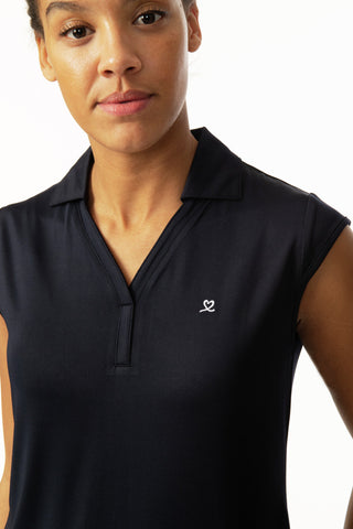 Daily Sports Anzio Sleeveless Polo Shirt - Navy