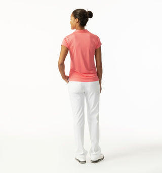 Daily Sports Anzio Cap Sleeve Polo Shirt - Coral