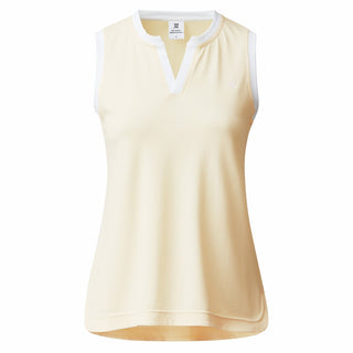 Daily Sports Massy Sleeveless Polo Shirt - Macaron Yellow