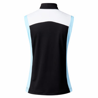 Daily Sports Mine Sleeveless Polo Shirt - Black