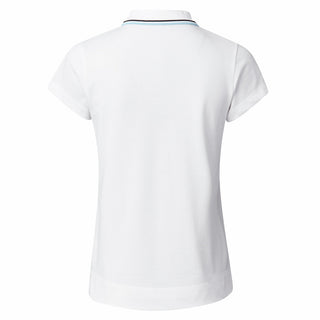 Daily Sports Candy Cap Sleeve Polo Shirt - White