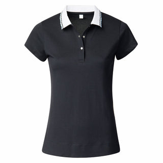 Daily Sports Candy Cap Sleeve Polo Shirt - Navy