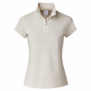 Daily Sports Kim Cap Sleeve Polo Shirt- Sandy Beige