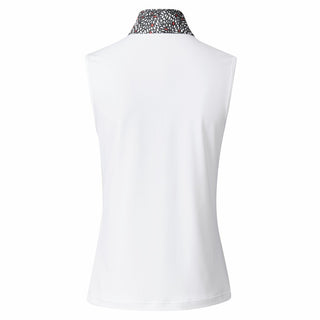 Daily Sports Imola Sleeveless Polo Shirt - White