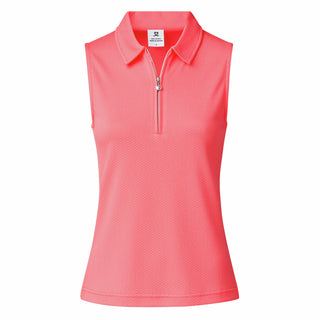 Daily Sports Peoria Sleeveless Golf Polo Shirt - Coral