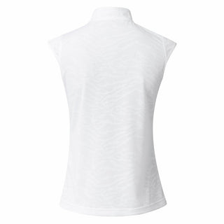 Daily Sports Ajaccio Sleeveless Polo Shirt - White
