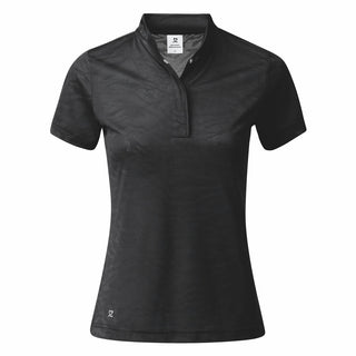 Daily Sports Ajaccio Cap Sleeve Polo Shirt - Black