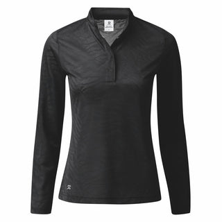 Daily Sports Ajaccio Long Sleeve Polo Shirt - Black