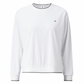 Daily Sports Mare Long Sleeve Sweatshirt - White