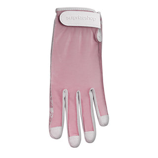 All Weather Ladies Golf Mesh Sun Glove- Pink