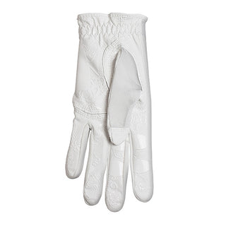 Surprizeshop All Weather Mesh/Sun Ladies Golf Glove- White