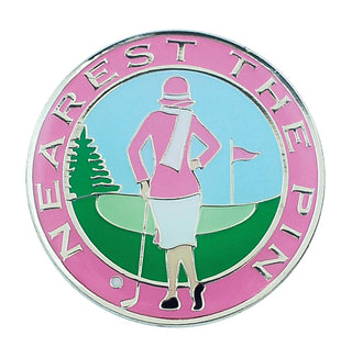 Nearest The Pin Ball Marker and Visor Clip in Presentation Gift Box - Classic Lady