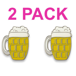 2 Pack Beer Glass Ball Markers