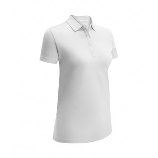 Callaway Golf Ladies Swingtech Short Sleeve Polo -Brilliant White