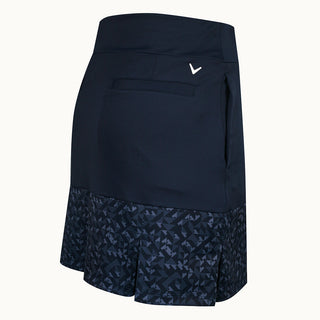 Callaway Golf Ladies Shape Shifter Geo Pull On Skort 43CM - Peacoat