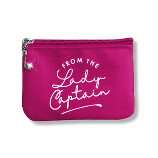 From the Lady Captain Coin Purse- Pink