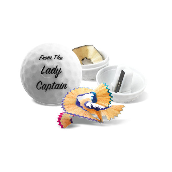 From the Lady Captain Golf Pencil Sharpener White