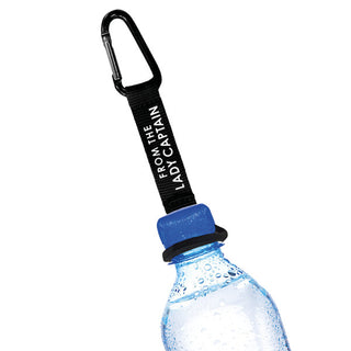 From The Lady Captain Water Bottle Strap- Black