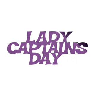 Lady Captains Day Table Sprinkle Confetti - Purple