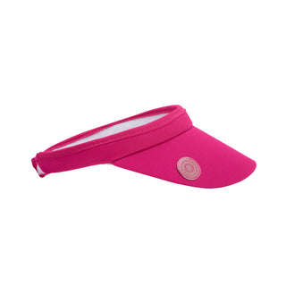 Ladies Golf Clip Visor with Ball Marker - Pink