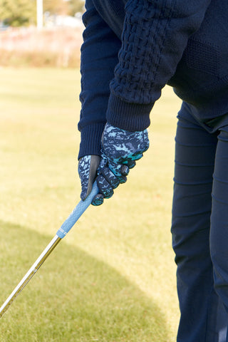 Pure Golf Aspen Winter Ladies Golf Gloves (Pair)- Tourmaline Leopard