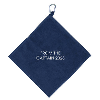 From The Captain 2023 Towel With Clip- Navy