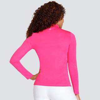 Tail Ladies Golf Tallula Long Sleeve 1/4 Zip Polo - Passion Pink