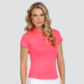 Tail Ladies Golf Ignace Short Sleeve Polo - Diva Pink