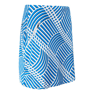 Tail Ladies Golf Cynthia Pull On Skort 45 CM- Blue intermix