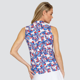 Tail Ladies Golf Ciel Sleeveless Polo - Orchid Grove