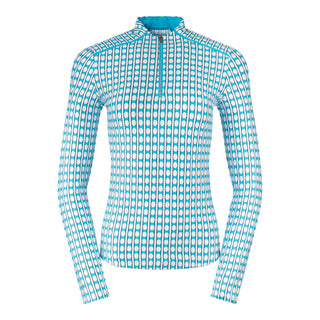 Tail Ladies Golf Theola Long Sleeve Golf Top - Radiance Geo