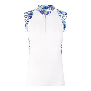 Tail Ladies Golf Lexis Sleeveless Top - Daffodil Ditsy