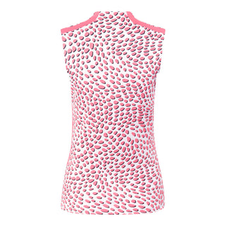 Tail Ladies Golf Sully Sleeveless Top - Speckle Dots
