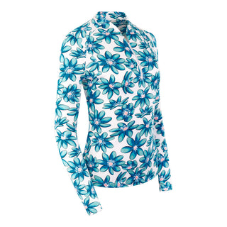 Tail Ladies Lovell Long Sleeve Polo - Spring Flora