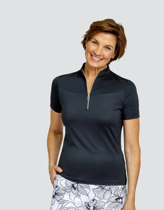 Tail Ladies Altai Short Sleeve Golf Polo - Black
